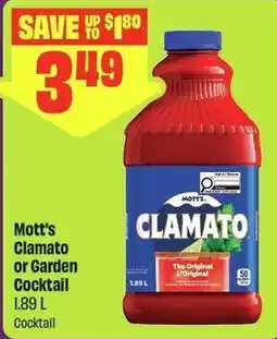 FreshCo Mott's Clamato or Garden Cocktail offer