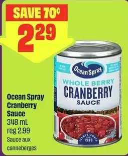 FreshCo Ocean Spray cranberry sauce offer