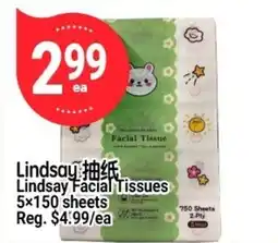 SunFood Supermarket Lindsay facial tissues offer