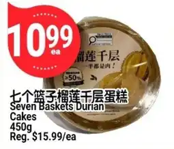 SunFood Supermarket Seven Baskets Durian Cakes offer