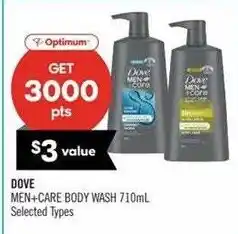 Shoppers Drug Mart Dove men+care body wash offer