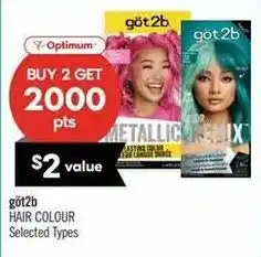 Shoppers Drug Mart got2b hair colour offer