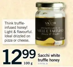 Fortinos Sacchi white truffle honey offer