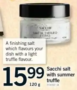 Fortinos Sacchi salt with summer truffle offer