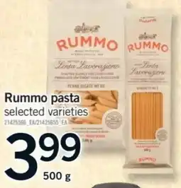Fortinos Rummo pasta offer