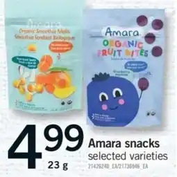 Fortinos Amara snacks offer