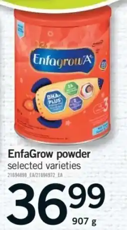 Fortinos EnfaGrow powder offer