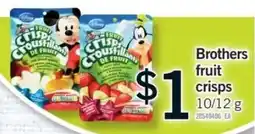 Fortinos Brothers fruit crisps offer
