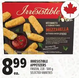 Metro Irresistible mozzarella battered cheese sticks offer