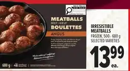 Metro Irresistible meatballs offer