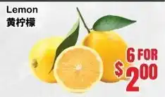 Grant's Foodmart Lemon offer
