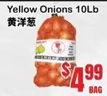 Grant's Foodmart Yellow Onions offer
