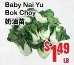 Grant's Foodmart Baby Nai Yu Bok Choy offer