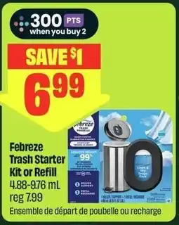FreshCo Febreze Trash Starter Kit or Refill offer