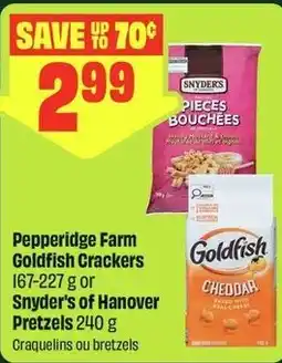 FreshCo Pepperidge Farm Goldfish Crackers offer