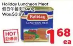 Foody Mart Holiday luncheon meat offer