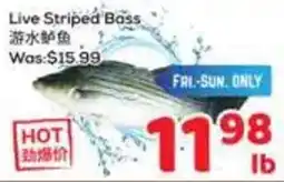 Foody Mart Live Striped Bass offer