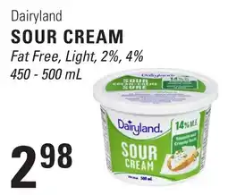 Askews Foods Dairyland sour cream offer