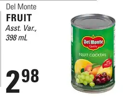 Askews Foods Del Monte fruit cocktail offer