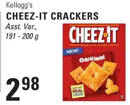 Askews Foods Kellogg's cheez-it crackers offer
