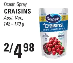 Askews Foods Ocean Spray Craisins offer