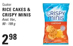 Askews Foods Quaker rice cakes & crispy minis offer