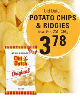Askews Foods Old Dutch potato chips & ridgies offer