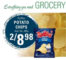 Askews Foods Ruffles potato chips offer
