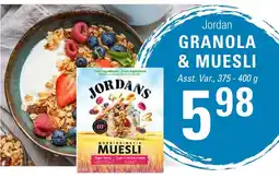 Askews Foods Jordan granola & muesli offer