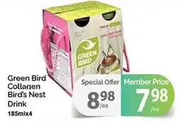 T&T Supermarket Green Bird Collagen Bird's Nest Drink offer