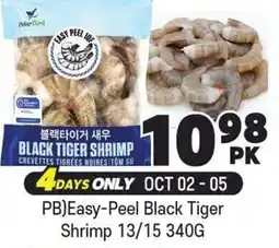 H-Mart Polarbird easy peel black tiger shrimp offer