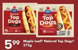 Fortinos Maple Leaf Natural Top Dogs offer