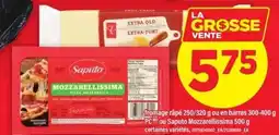 Maxi Saputo mozzarella pizza offer