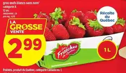 Maxi Les Fraiches du Quebec fraises offer