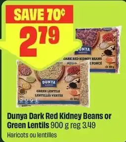 FreshCo Dunya Dark Red Kidney Beans or Green Lentils offer