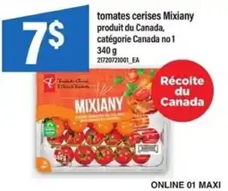 Maxi Mixiany tomatoes cerises offer