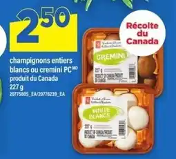 Maxi PC champignons entiers blancs ou cremini offer