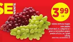 Maxi raisins verts ou rouges offer