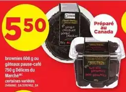Maxi Delices du Marché mini brownies offer