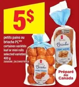 Maxi Brioche petit pains or mini rolls offer