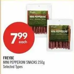 Shoppers Drug Mart Frebye mini pepperoni snacks offer