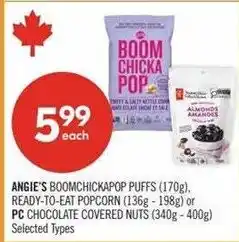 Shoppers Drug Mart Angie's boomchickapop puffs offer