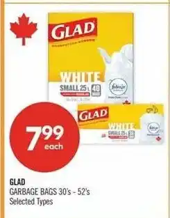 Shoppers Drug Mart Glad garbage bags offer