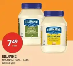 Shoppers Drug Mart Hellmann's mayonnaise offer