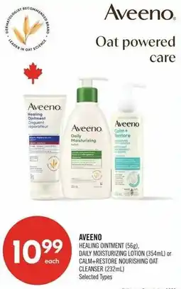 Shoppers Drug Mart Aveeno oat powered care offer