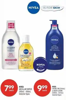 Shoppers Drug Mart Nivea micellar water offer