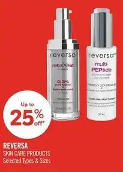 Shoppers Drug Mart Reversa skin care products offer