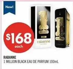 Shoppers Drug Mart Rabanne 1 Million Black Eau de Parfum offer