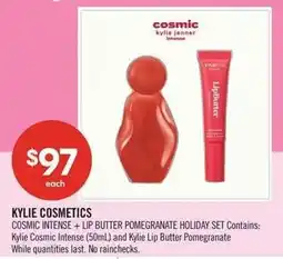 Shoppers Drug Mart Kylie Cosmetics Cosmic Intense + Lip Butter Pomegranate Holiday Set offer