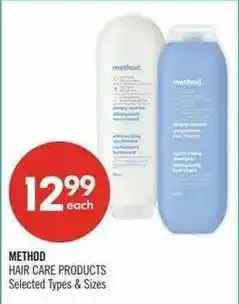 Shoppers Drug Mart Method hair care products offer